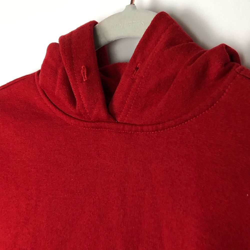 Adidas Youth Hoodie Red Large Cotton - Picture 4 of 7